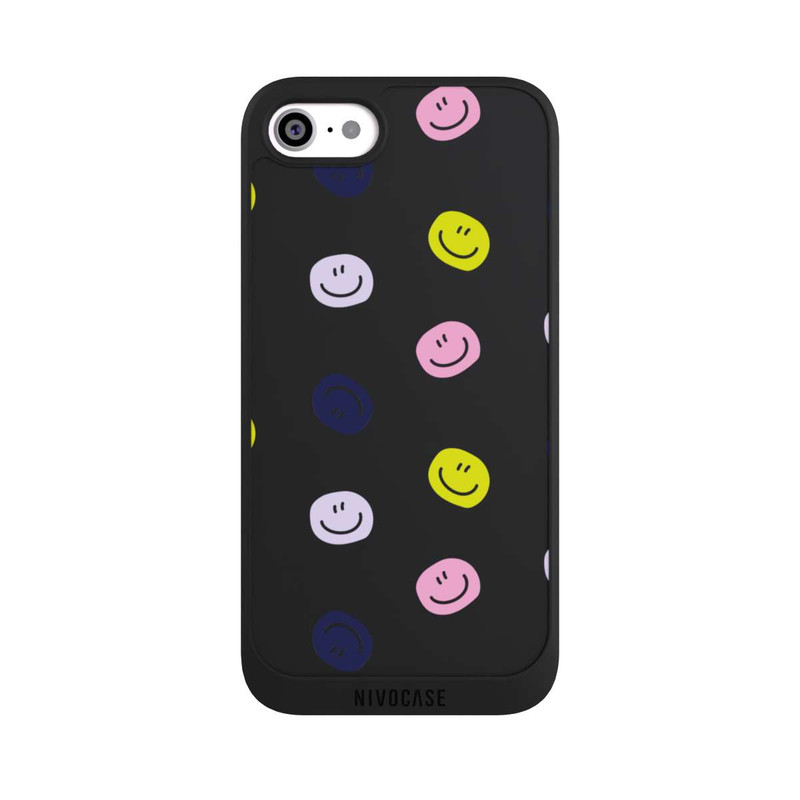 iPhone SE 2022 NIVOpure Smile Pattern Pink