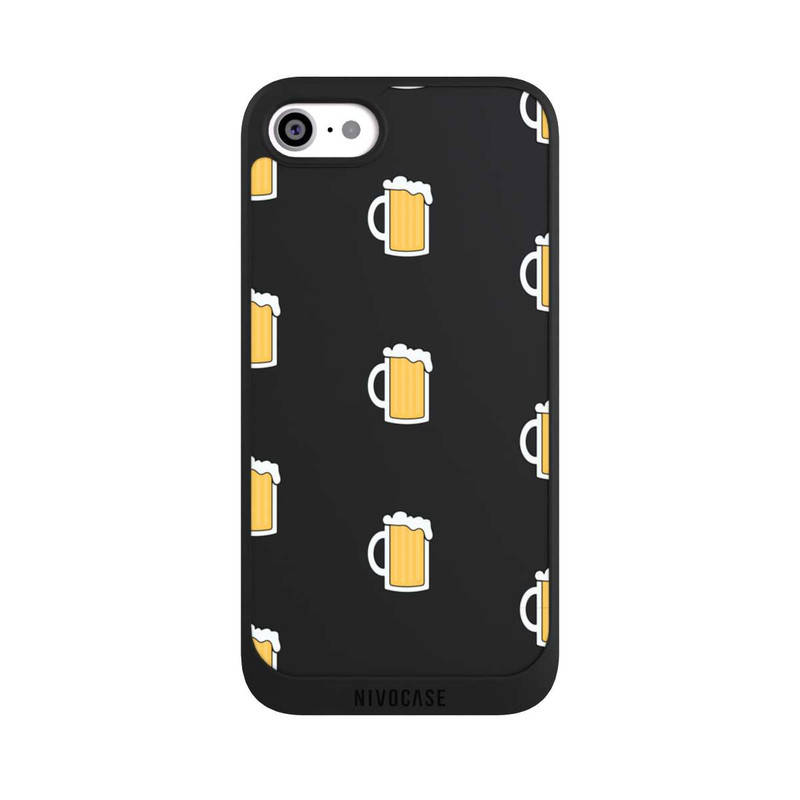 iPhone SE 2022 NIVOpure Beer Glass Pattern Illustration
