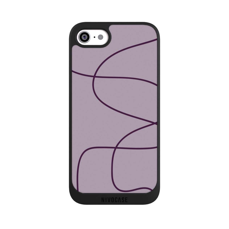 iPhone SE 2022 NIVOpure Purble Slim Lines