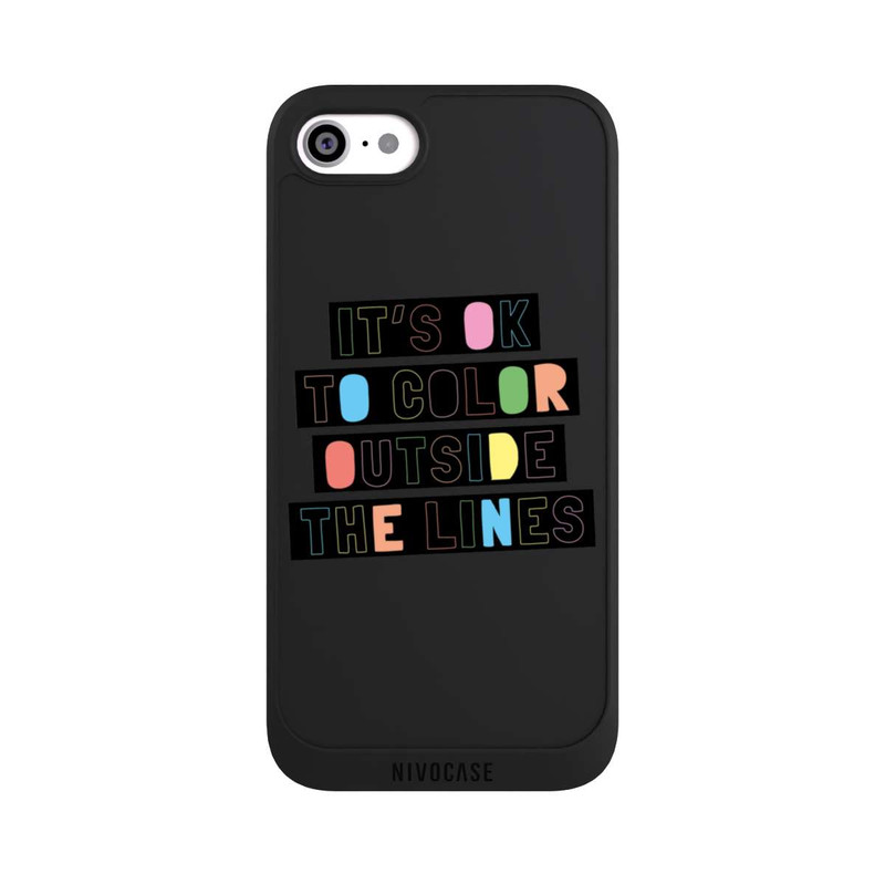 iPhone SE 2022 NIVOpure Color Outside The Line Transparent