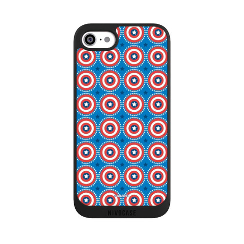 Apple iPhone SE (2022) NIVOpure Captain American Shield Pattern