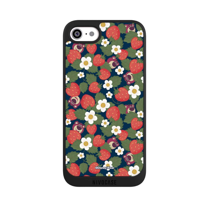 iPhone SE 2022 NIVOpure Lotso Toy Story Strawberry Flower Pattern