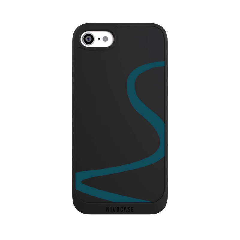 iPhone SE 2022 NIVOpure Blue Line Transparent