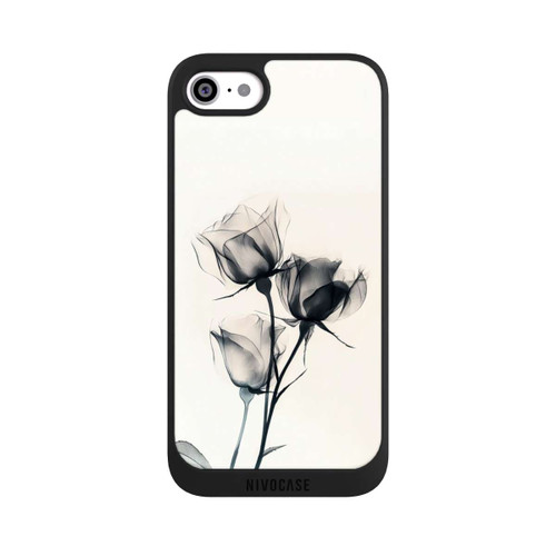 Apple iPhone SE (2022) NIVOpure Schwarze Blume