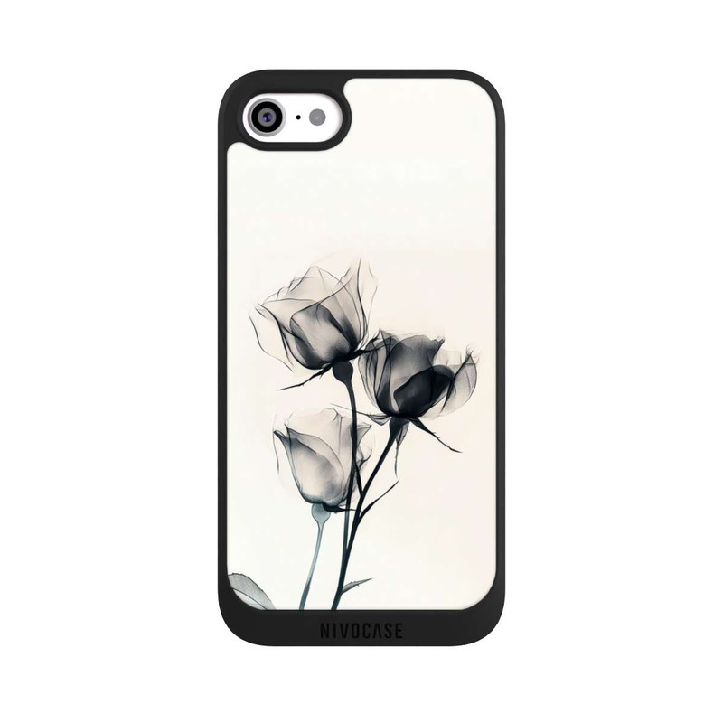iPhone SE 2022 NIVOpure Schwarze Blume