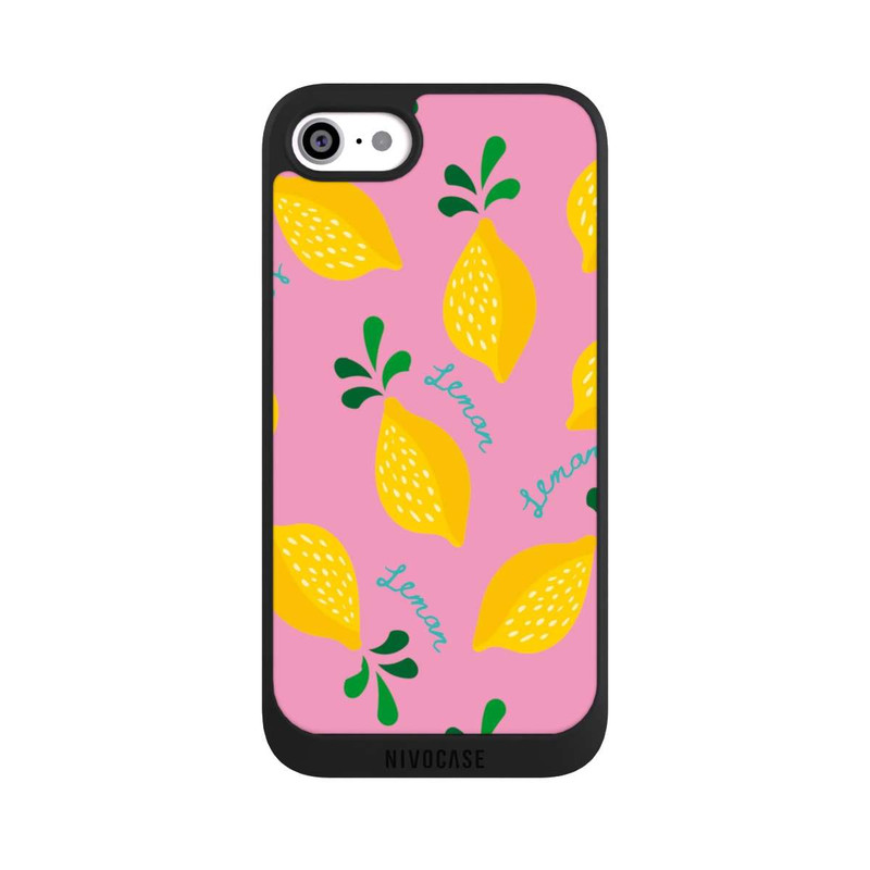 iPhone SE 2022 NIVOpure Dopamin Lemon Pattern