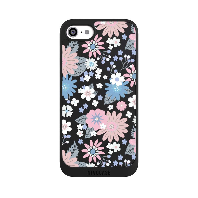 iPhone SE 2022 NIVOpure Wildflower Pattern Illustration Pastell Transparent
