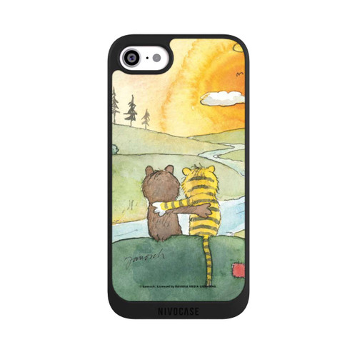 Apple iPhone SE (2022) NIVOpure Bär und Tiger Sonnenuntergang