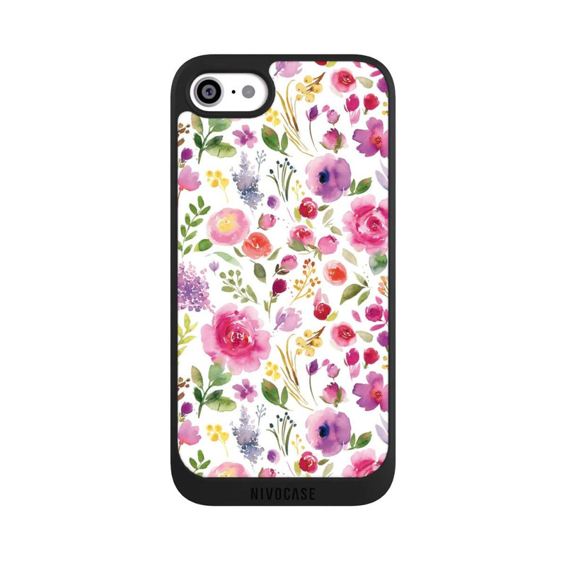 iPhone SE 2022 NIVOpure Roses Flowers Purple