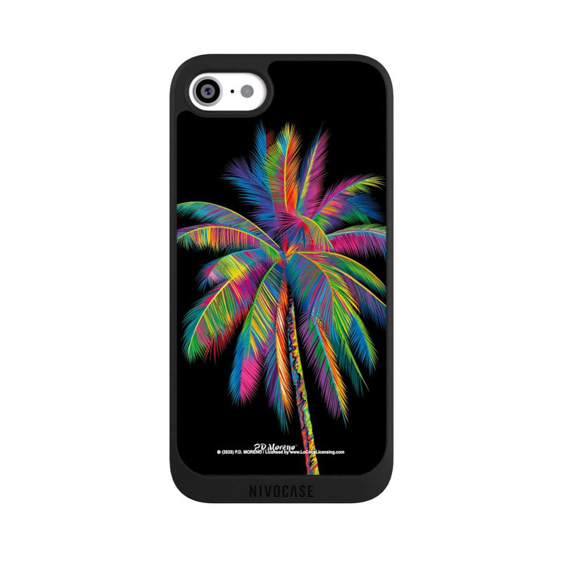 iPhone SE 2022 NIVOpure Palmier arc-en-ciel