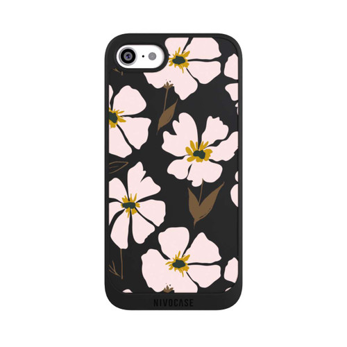 Apple iPhone SE (2022) NIVOpure Simple Pastell Flowers Rose Transparent