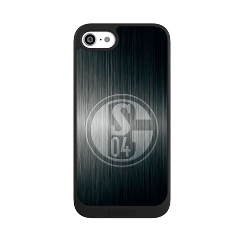 Apple iPhone SE (2022) NIVOpure Schalke 04 Metall Look