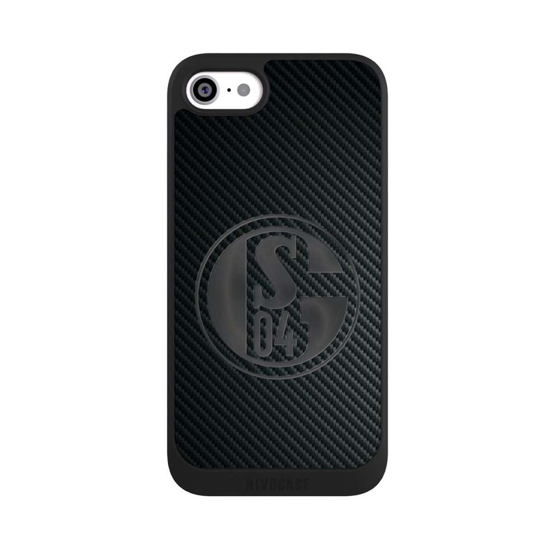 iPhone SE 2022 NIVOpure Schalke 04 Carbon Look