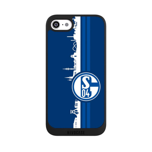 Apple iPhone SE (2022) NIVOpure Schalke 04 Skyline Blau