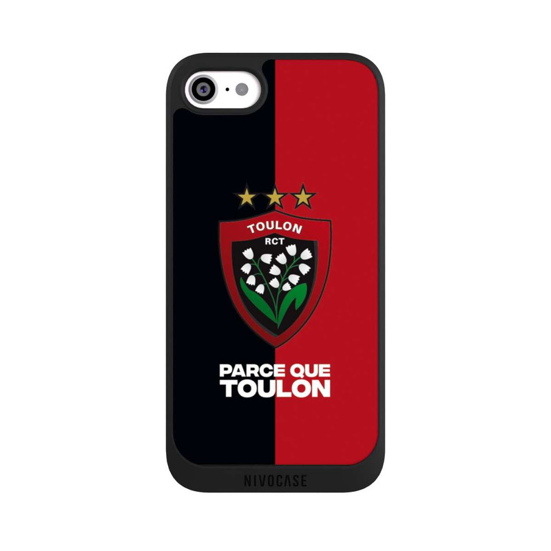 iPhone SE 2022 NIVOpure RCT Logo Red Black
