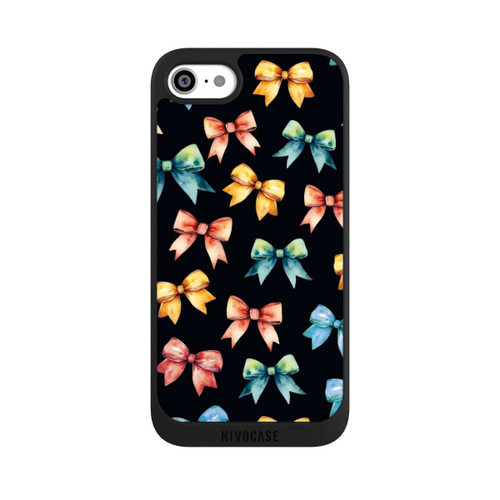 Apple iPhone SE (2022) NIVOpure Rainbow Bows Black