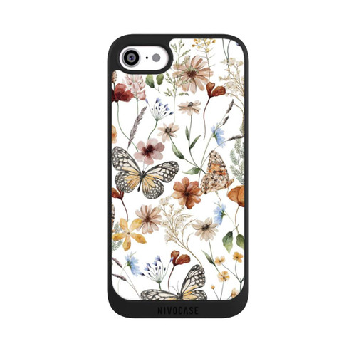 Apple iPhone SE (2022) NIVOpure Wildflowers and Butterflies Pattern