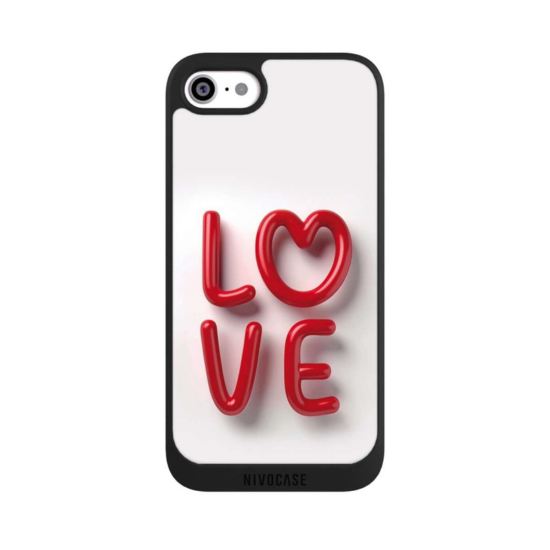 iPhone SE 2022 NIVOpure Love Statement Red with AI