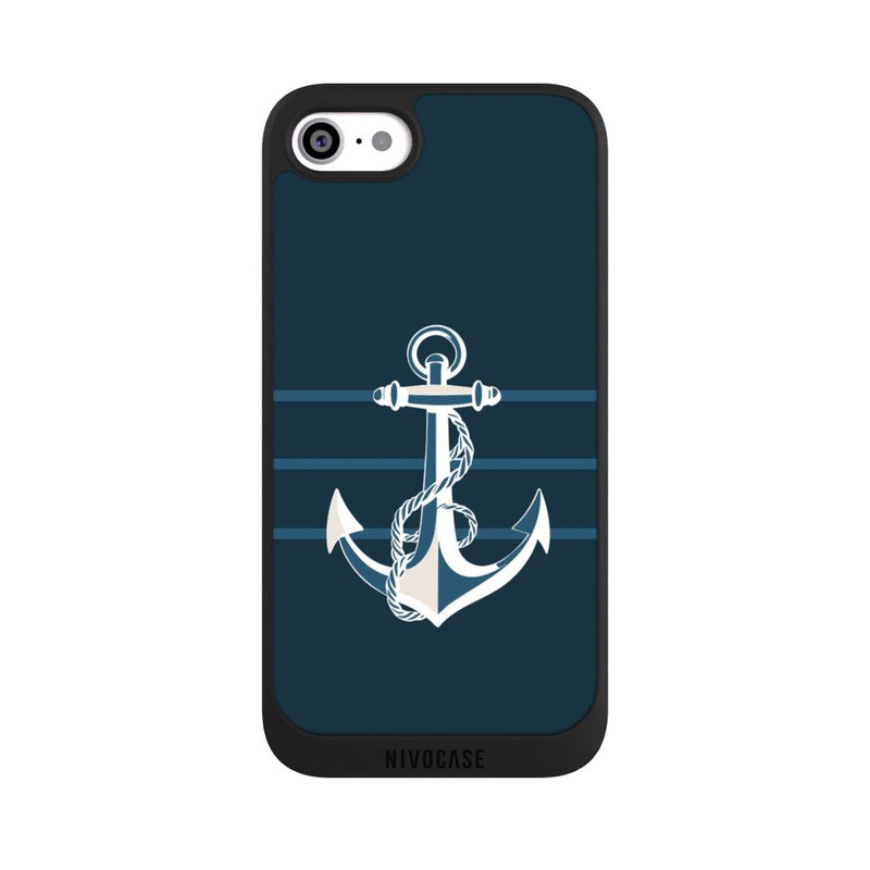 iPhone SE 2022 NIVOpure Anchor Line Blue with AI
