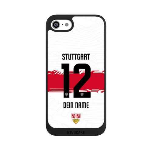 Apple iPhone SE (2022) NIVOpure VfB Stuttgart Trikot Personalisierbar 25-26