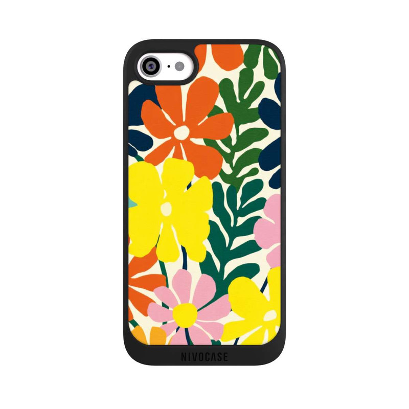 iPhone SE 2022 NIVOpure Flowers Colorful Illustration