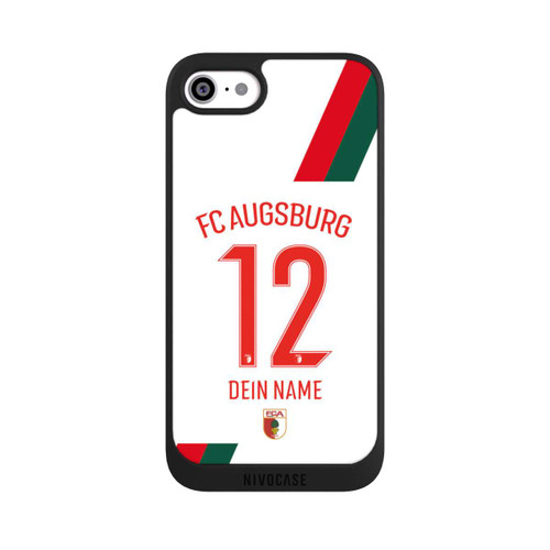 Apple iPhone SE (2022) NIVOpure FC Augsburg Trikot Personalisierbar 25-26