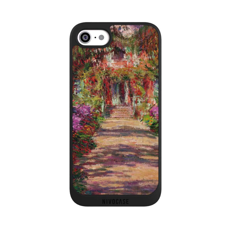 iPhone SE 2022 NIVOpure Eine Allee in Monets Garten in Giverny by Claude Monet