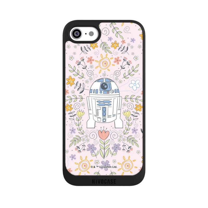 iPhone SE 2022 NIVOpure R2D2 Blumen Muster