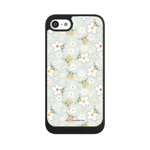 Apple iPhone SE (2022) NIVOpure Baby Yoda Blumen Muster