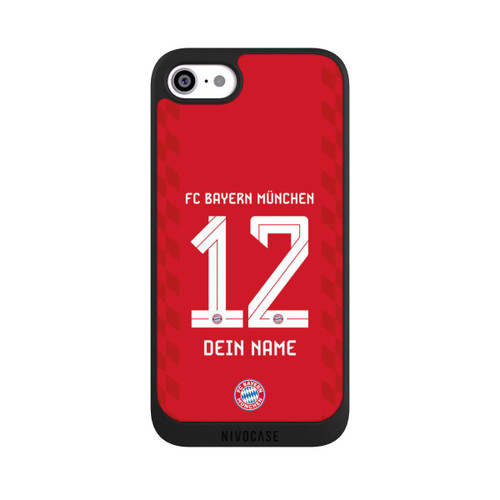 Apple iPhone SE (2022) NIVOpure FC Bayern München Trikot Personalisierbar 25-26