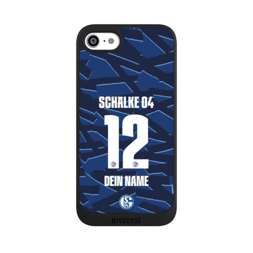Apple iPhone SE (2022) NIVOpure Schalke 04 Trikot Personalisierbar 25-26