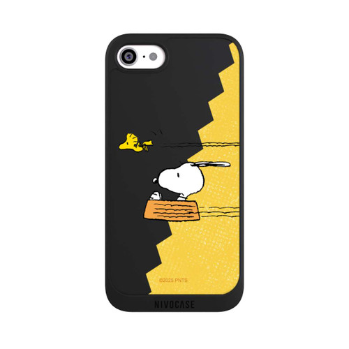 Apple iPhone SE (2022) NIVOpure Peanuts-Snoopy und Woodstock Transparent