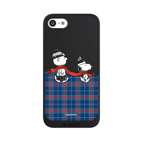 Apple iPhone SE (2022) NIVOpure Peanuts Weihnachtspulli Transparent