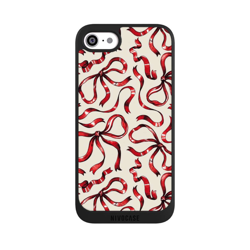 iPhone SE 2022 NIVOpure Fine Bows Red