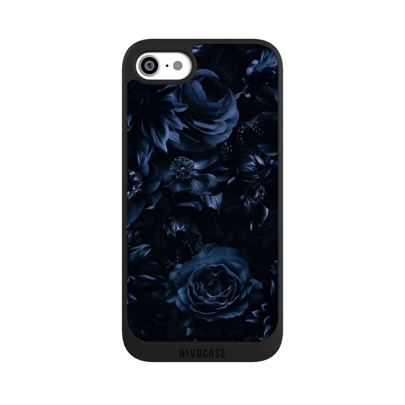 iPhone SE 2022 NIVOpure Shadow Flowers Blue