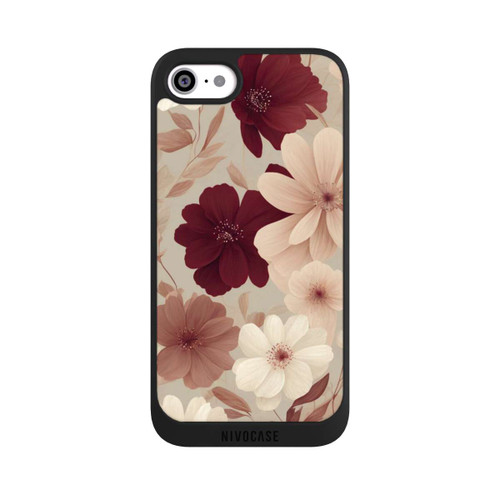 Apple iPhone SE (2022) NIVOpure Romantische Pastellblumen mit KI