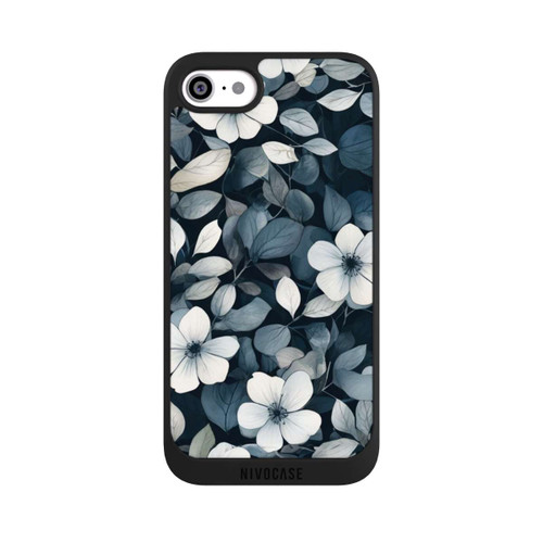 Apple iPhone SE (2022) NIVOpure Blaue Negativblumen mit KI