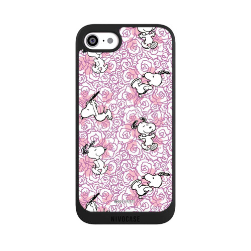 Apple iPhone SE (2022) NIVOpure Peanuts Pink Roses Pattern