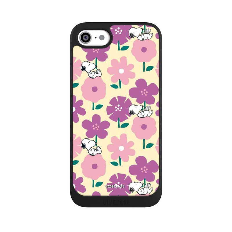iPhone SE 2022 NIVOpure Peanuts Flower Pattern Yellow