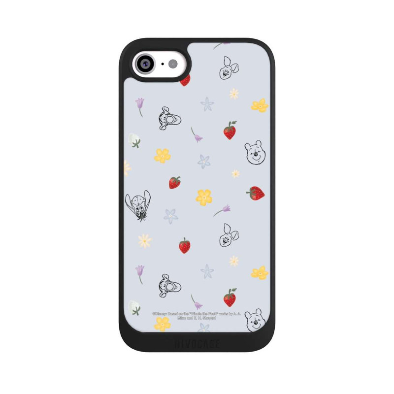 iPhone SE 2022 NIVOpure Winnie l'Ourson et ses Amis Fraise Bleu