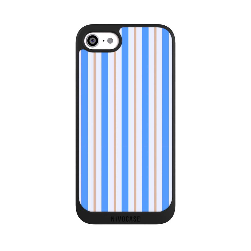 iPhone SE 2022 NIVOpure Stripes Blue Beige