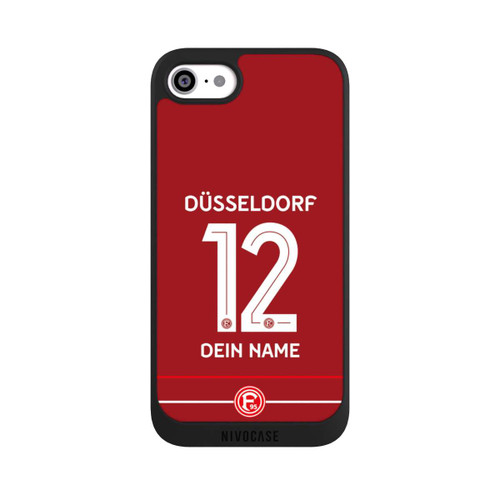 Apple iPhone SE (2022) NIVOpure Fortuna Düsseldorf Trikot Personalisierbar 25-26