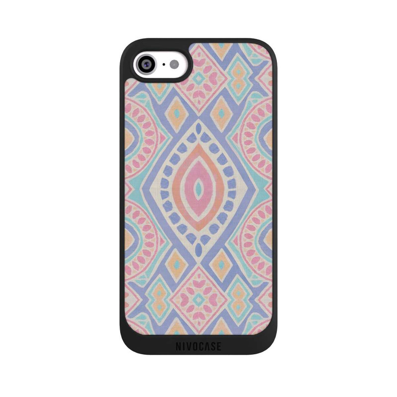iPhone SE 2022 NIVOpure Boho Geometric Mosaic Intricate Tribal Design