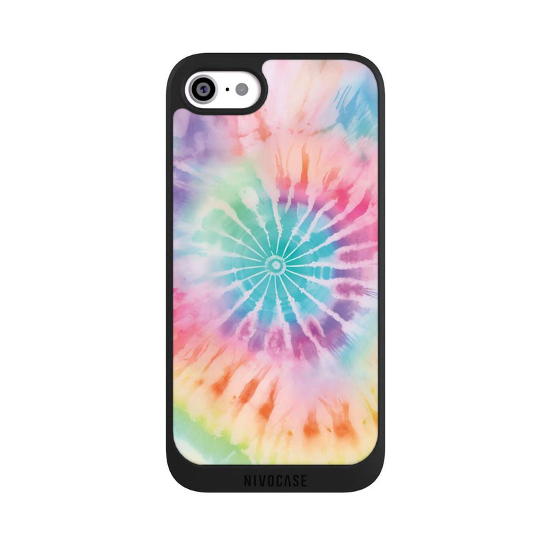 iPhone SE 2022 NIVOpure Rainbow Color Tie Dye 