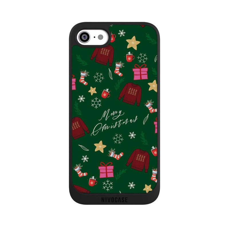 iPhone SE 2022 NIVOpure Merry Christmas Green Sweater