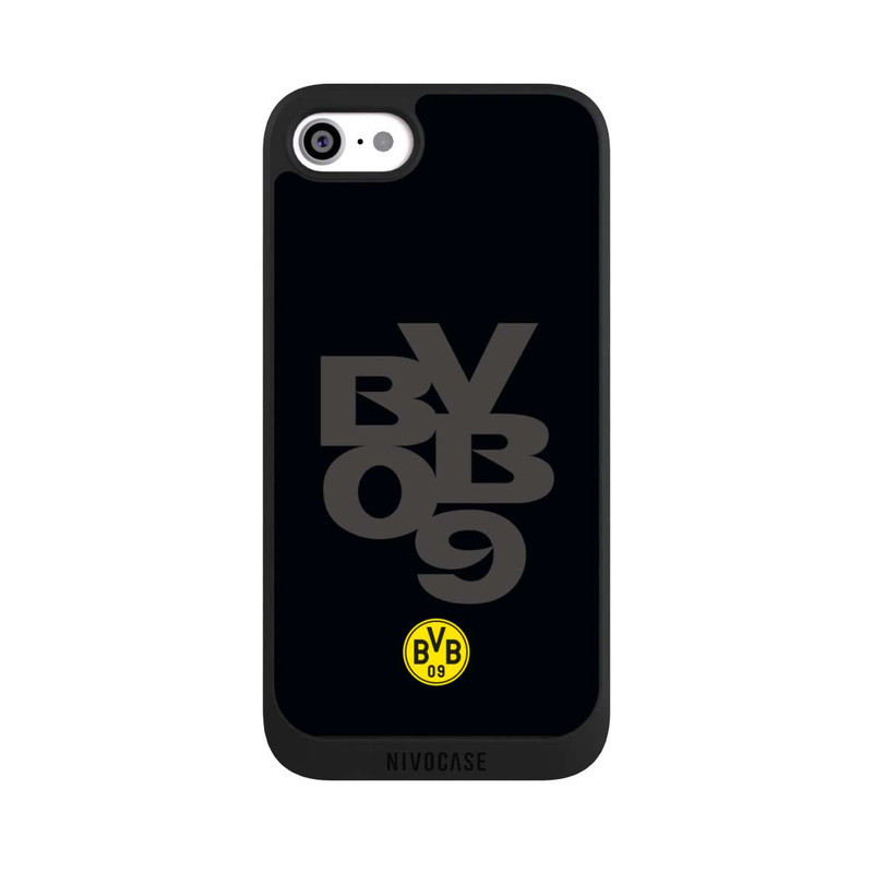iPhone SE 2022 NIVOpure BVB09 Grau Schwarz