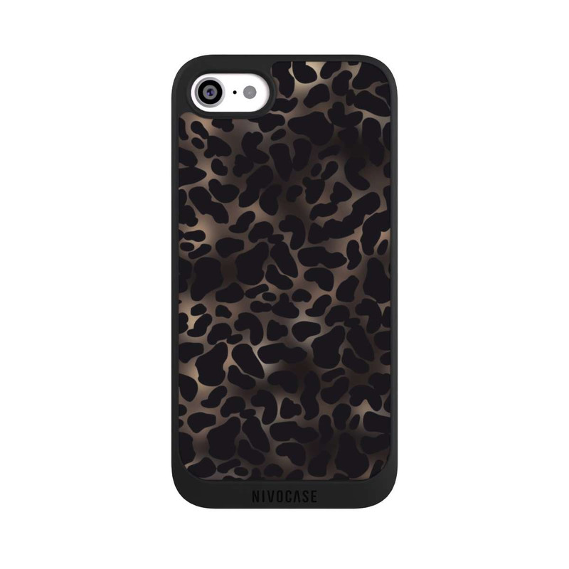 iPhone SE 2022 NIVOpure Leo-Muster dunkel