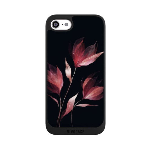 Apple iPhone SE (2022) NIVOpure Burgunderrote Blume Negativ