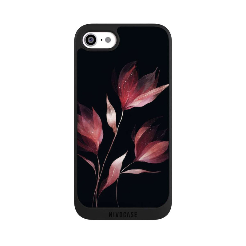 iPhone SE 2022 NIVOpure Fleur de Bourgogne Négatif