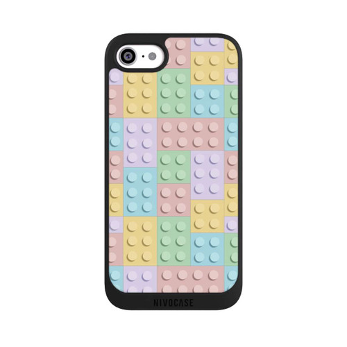 Apple iPhone SE (2022) NIVOpure Buntes Blockmuster